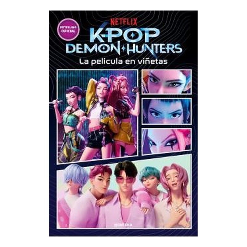 K-POP DEMON HUNTERS: LA PELICULA EN VIÑETAS