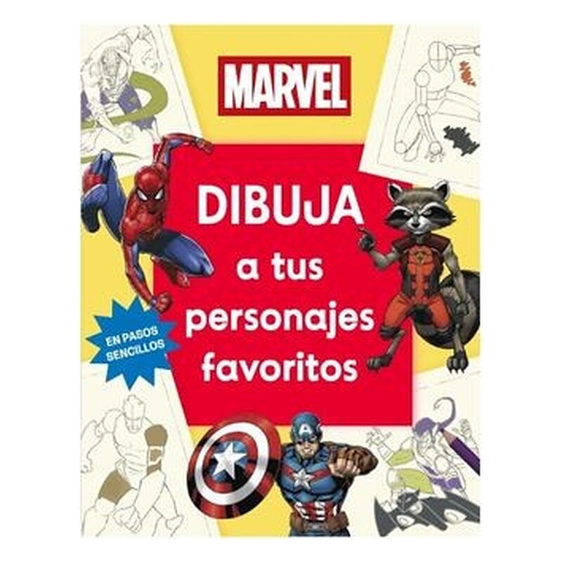 MARVEL. DIBUJA A TUS PERSONAJES FAVORITOS