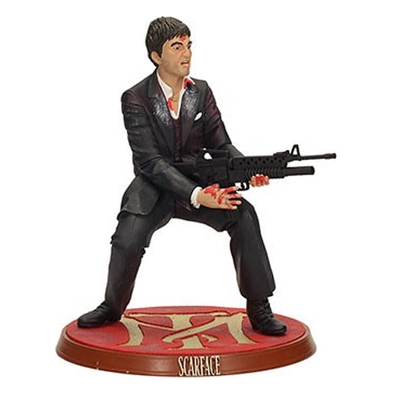 TONY MONTANA SANGRE DISPARANDO FIGURA 18 CM SCARFACE