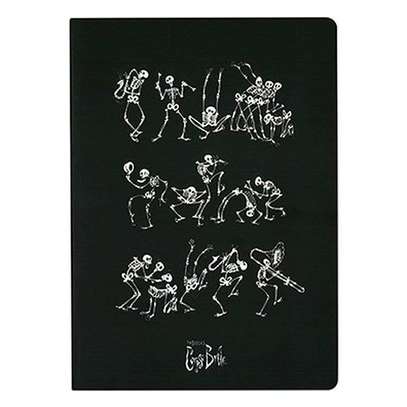 BANDA SKELETON CUADERNO TAPA BLANDA LA NOVIA CADAVER