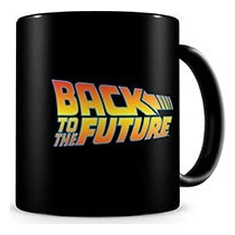 BACK TO THE FUTURE LOGO TAZA CERÁMICA BACK TO THE FUTURE