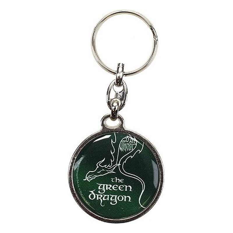 THE GREEN DRAGON LLAVERO REDONDO EL SEÑOR DE LOS ANILLOS