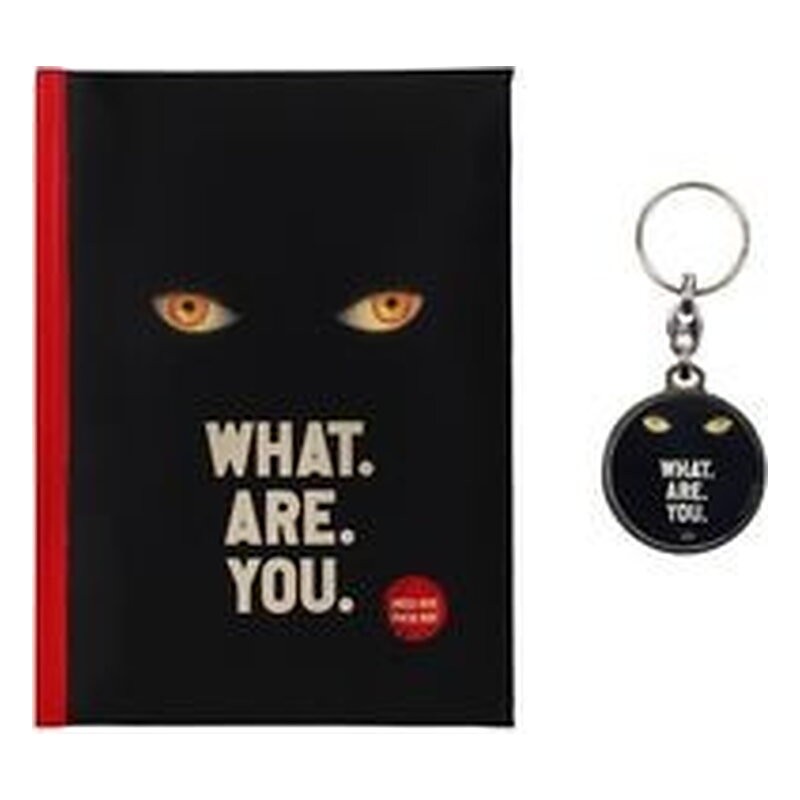 WHAT ARE YOU LIBRETA LUZ Y REGALO LLAVERO METALICO