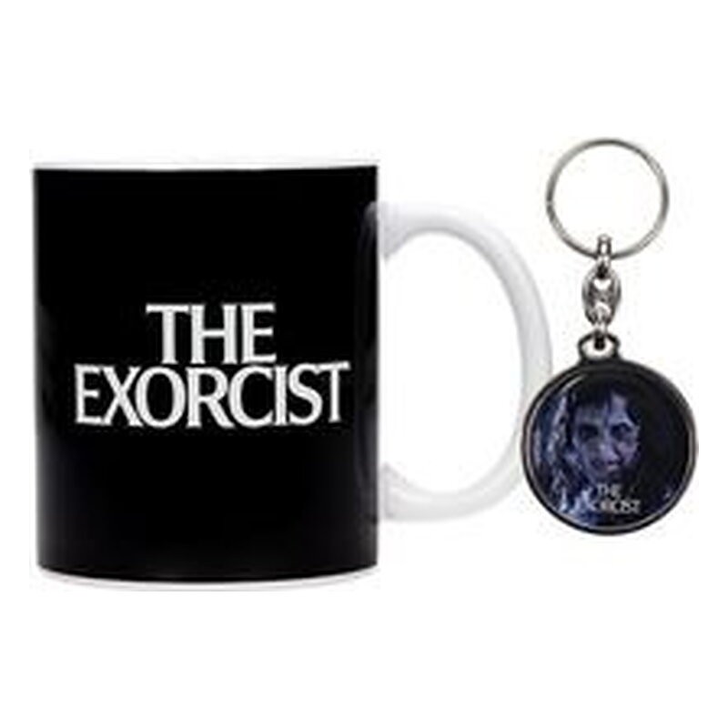 POSTER EL EXORCISTA TAZA CERÁMICA Y LLAVERO THE EXORCIST