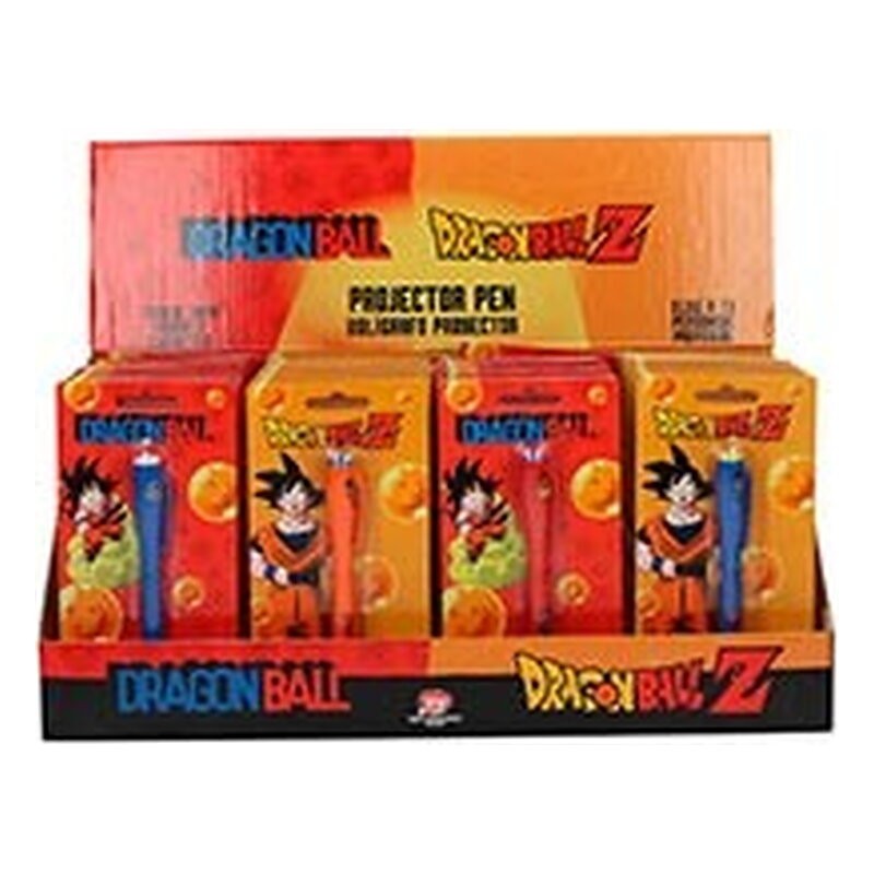 EXPOSITOR 36 BOLIGRAFOS CON LUZ MIXTO DRAGON BALL