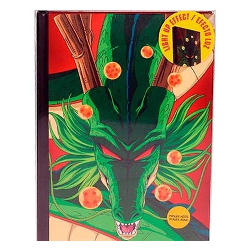 SHENRON LIBRETA CON LUZ DRAGON BALL