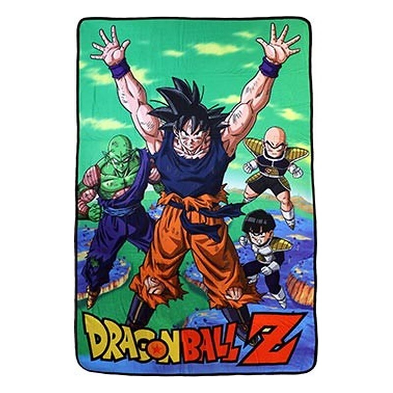 PERSONAJES EN NAMEK MANTA POLAR 100x150 cm DRAGON BALL