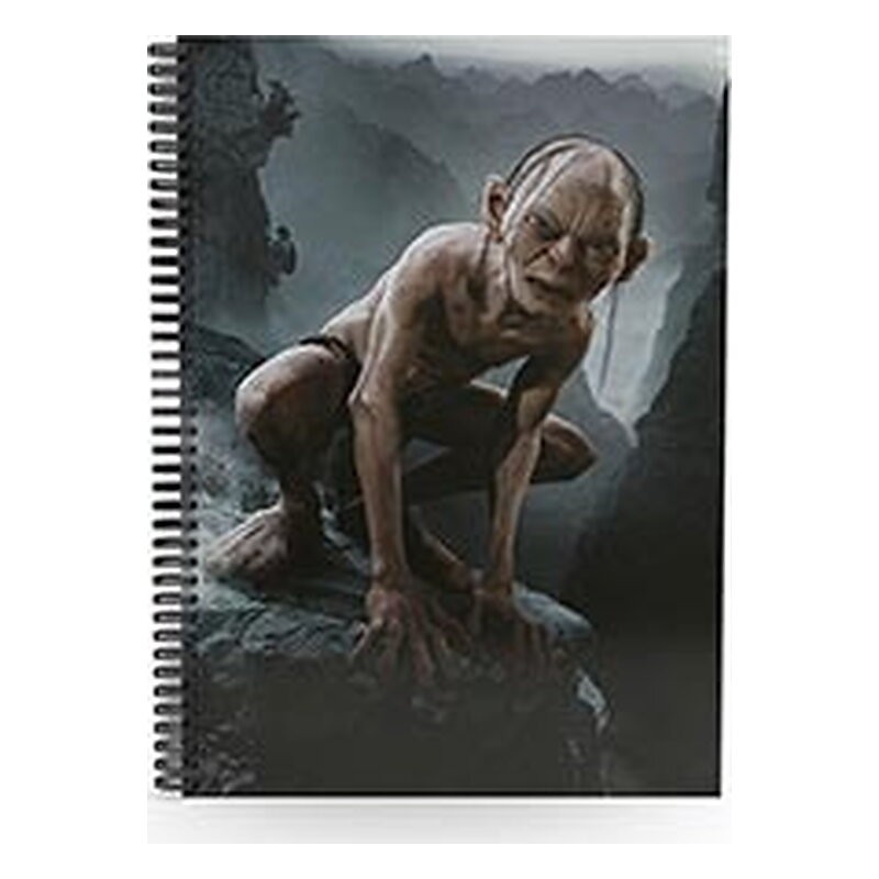 GOLLUM LIBRETA ESPIRAL EFECTO 3D A5 THE LORD OF THE RINGS