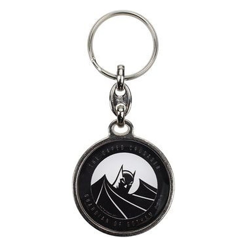 LLAVERO REDONDO METAL THE CAPED CRUSADER BATMAN UNIVERSO DC