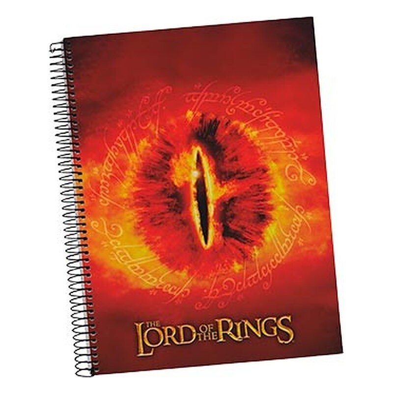 LIBRETA ESPIRAL OJO SAURON EL SEãOR DE LOS ANILLOS