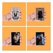 SET 4 IMANES LENTICULARES HARRY POTTER