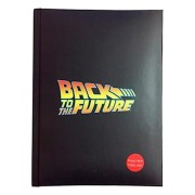 BACK TO THE FUTURE LOGO LIBRETA CON LUZ REGRESO AL FUTURO