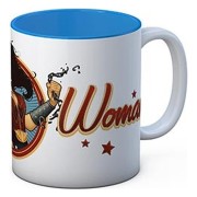WONDER WOMAN CADENA TAZA CERÁMICA DC UNIVERSE