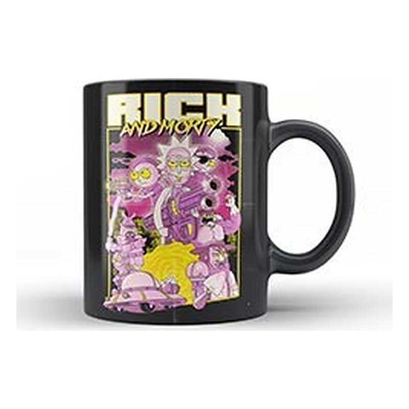 TAZA CERAMICA POSTER RETRO RICK Y MORTY
