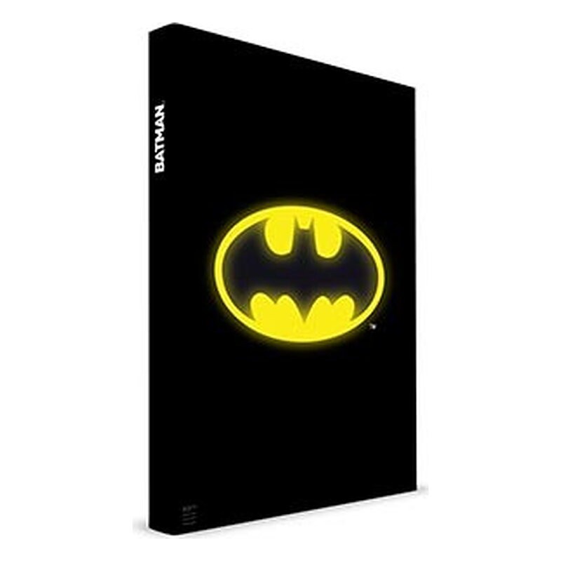 BATMAN SIMBOLO LIBRETA CON LUZ DC UNIVERSE