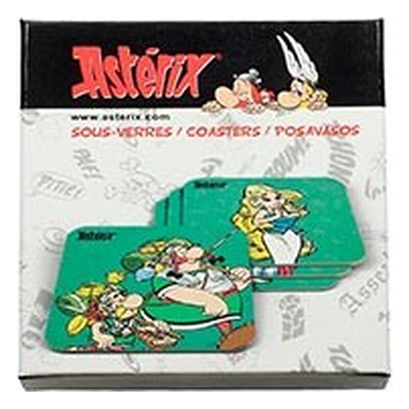 LEGIONARIOS SET 6 POSAVASOS CUADRADOS ASTERIX