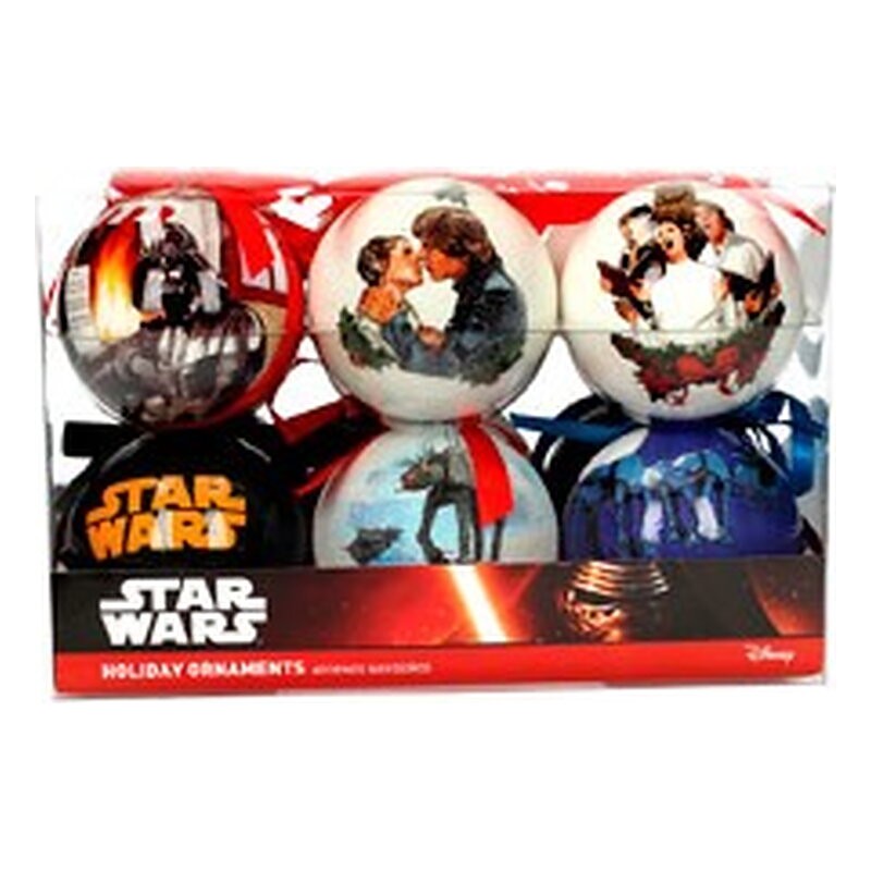 ESCENAS NAVIDEãAS SET 12 BOLAS NAVIDAD STAR WARS