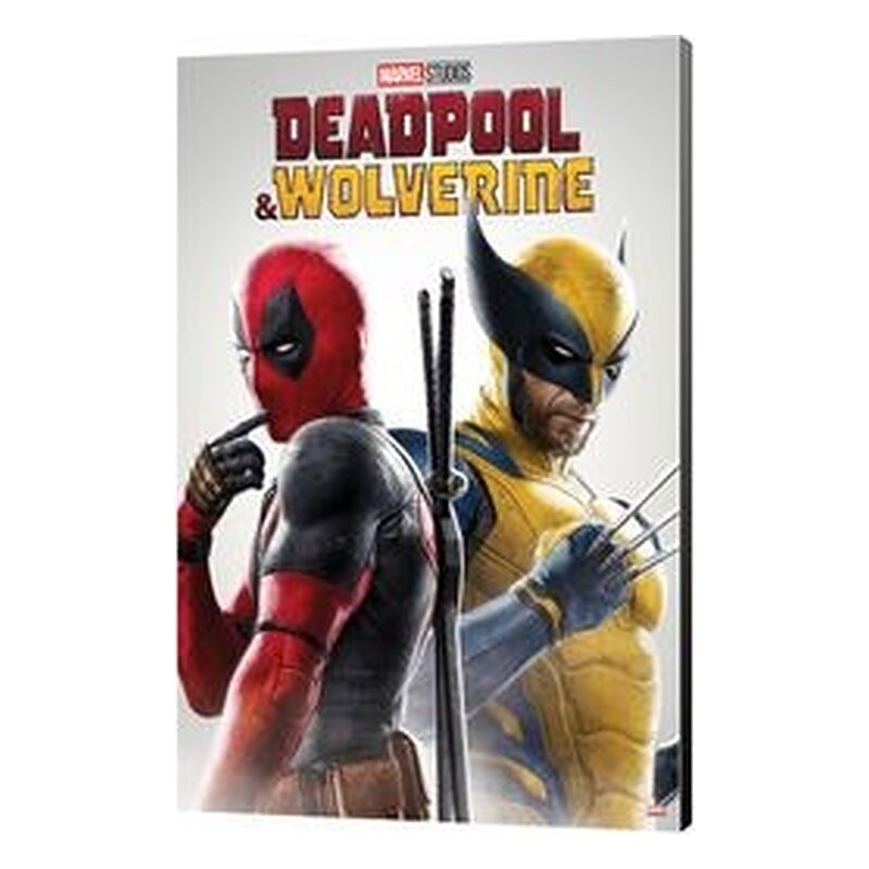 DEADPOOL & WOLVERINE FONDO BLANCO CUADRO 35X50CM MARVEL