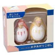 RED & YELLOW SET 2 ROLY-POLY FIGURA 7,5 CM THE BOY AND THE HERON
