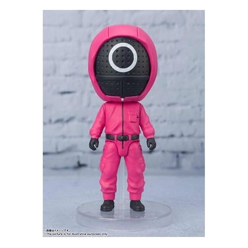 MASKED WORKER FIGURA 9 CM SQUID GAME FIGUARTS MINI