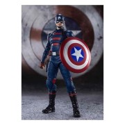 CAPTAIN AMERICA JOHN WALKER FIGURA 15CM MARVEL FALCON & WINTER SOLDIER S.H FIGUARTS RE-RUN