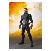 CAPTAIN AMERICA MOVIE + SET EFFECTS FIGURA 16 CM MARVEL AVENGERS INFINITY WARSH FIGUARTS