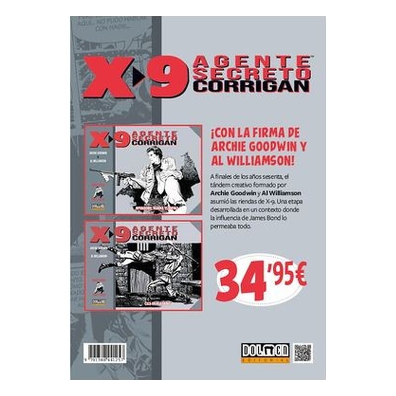 PACK 01 AGENTE SECRETO X-9