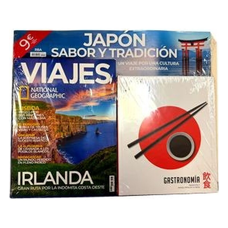 PACK COLECCION JAPON 01 :GASTRONOMIA + REVISTA VIAJES IRLANDA