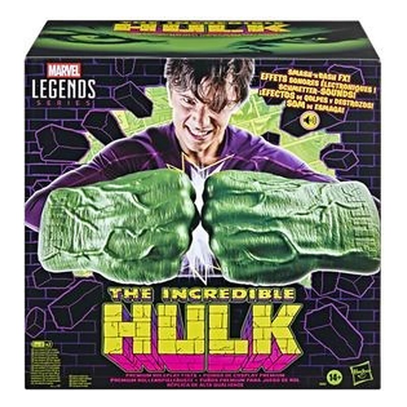 HULK PUÑOS ELECTRONICOS RÉPLICA 30,5 CM THE INCREDIBLE HULK MARVEL LEGENDS SERIES