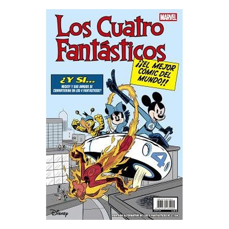 LOS 4 FANTÁSTICOS 02. PORTADA DISNEY FANTASTIC FOUR 3