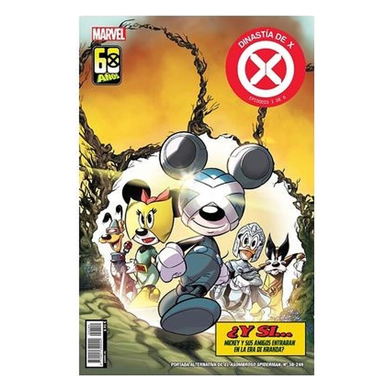 EL ASOMBROSO SPIDERMAN 38 (PORTADA ALTERNATIVA DISNEY - WHAT IF?) DINASTIA DE X 1 38