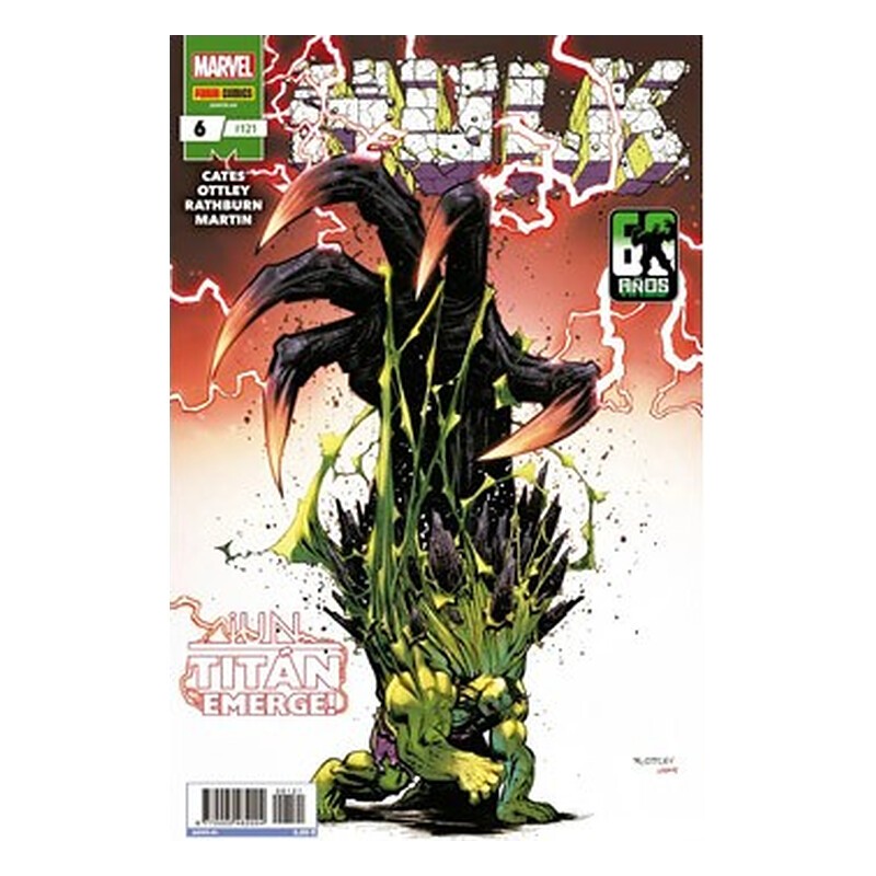 EL INCREIBLE HULK 6 121 UN TITAN EMERGE