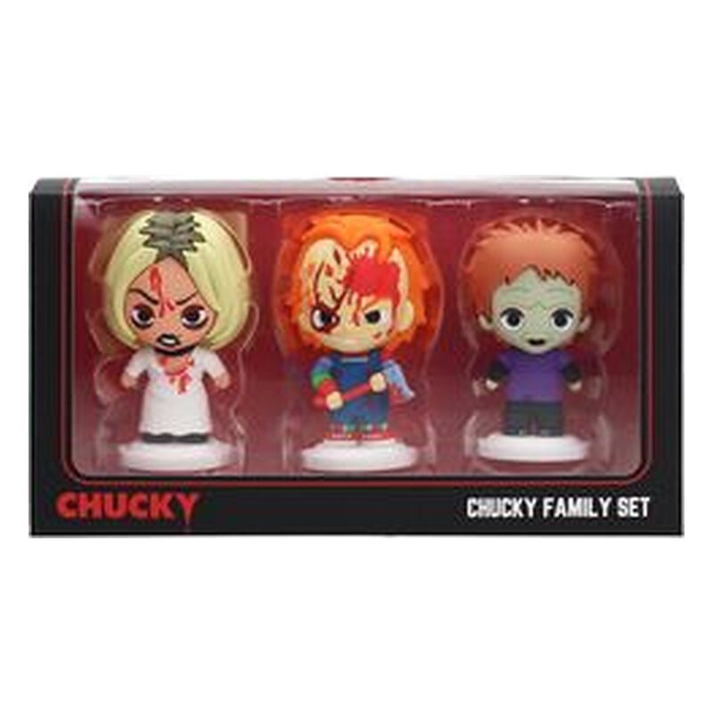 Figura Pokis Familia Chucky set de 3 - Chucky (7 cm)
