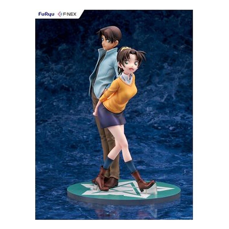 Estatua FuRyu Heiji Hattori & Kazuha Toyama - Detective Conan (26 cm, escala 1/7)
