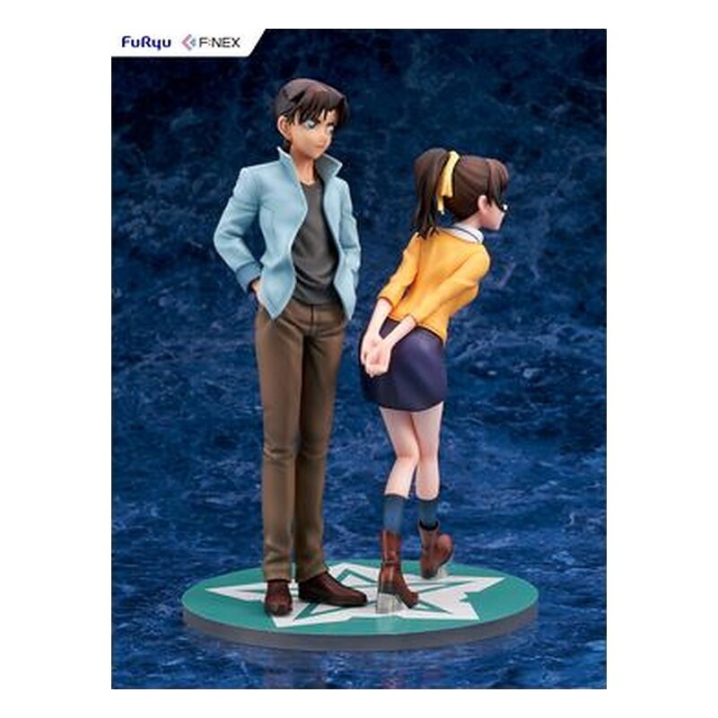 Estatua FuRyu Heiji Hattori & Kazuha Toyama - Detective Conan (26 cm, escala 1/7)
