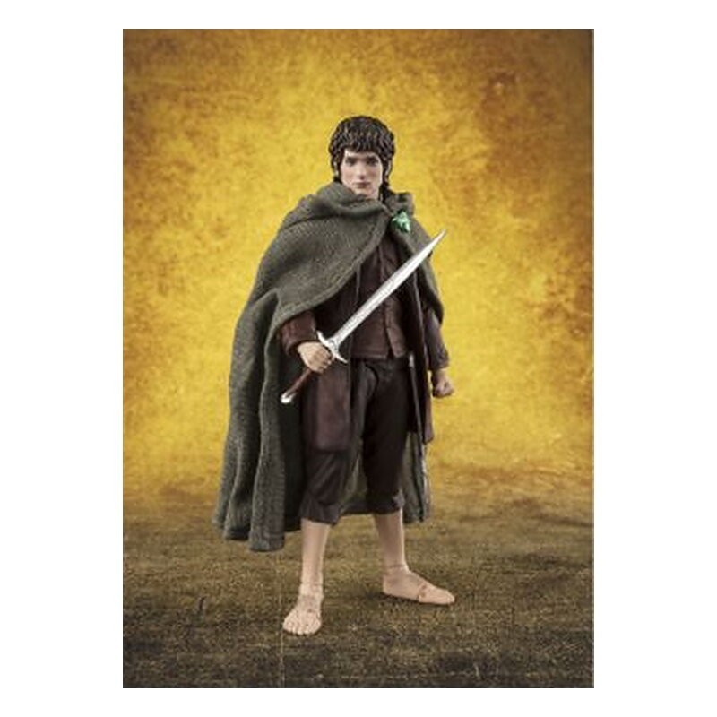 Figura S.H. Figuarts Frodo Baggins y Gollum - El Señor de los Anillos: La Comunidad del Anillo (12 y 5 cm)