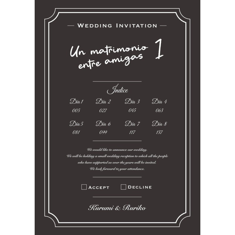 Un matrimonio entre amigas 1