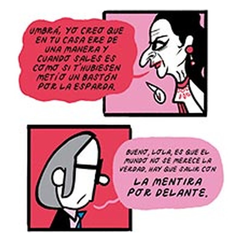 La mentira por delante
