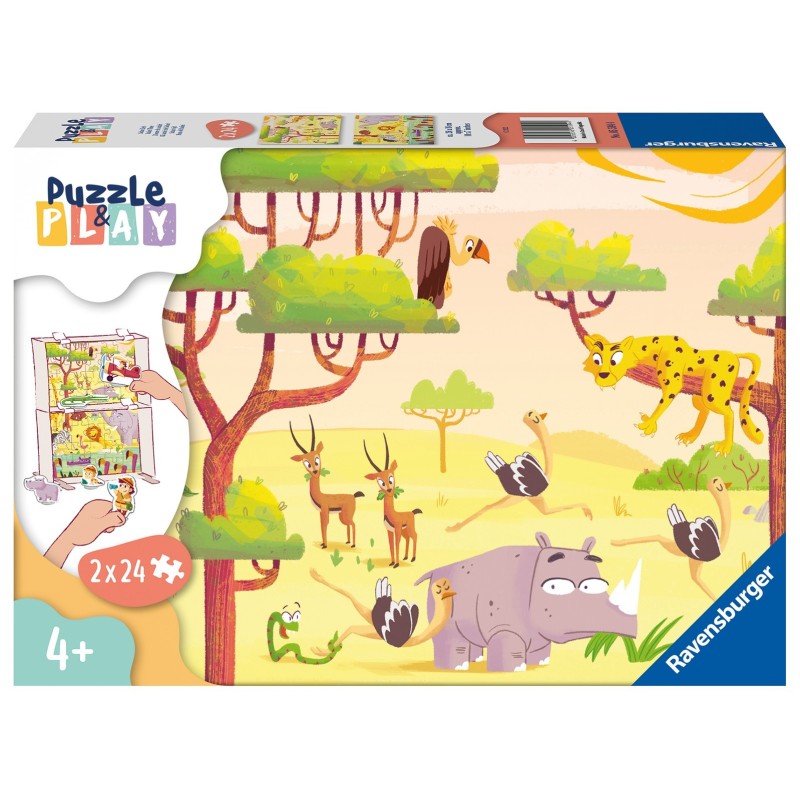 Puzzle & Play: Hora del Safari