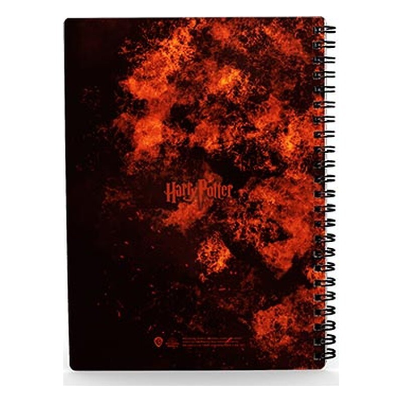 Libreta espiral Harry Potter: Cara efecto 3D A5 - SD Toys