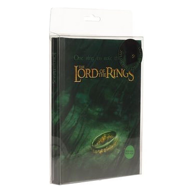 Libreta El Señor de los Anillos: One Ring to Rule Them All con luz - SD Toys