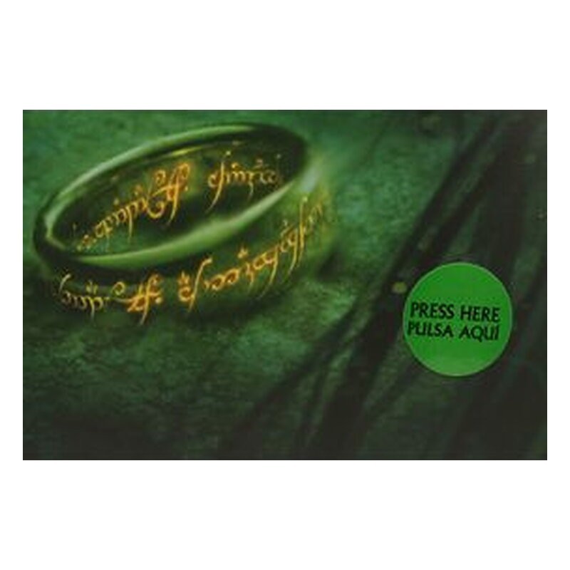 Libreta El Señor de los Anillos: One Ring to Rule Them All con luz - SD Toys