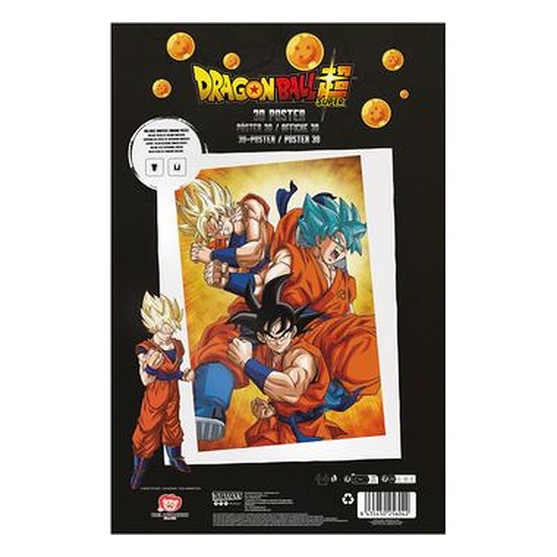 Póster Dragon Ball Super: Champa y Goku States 3D - SD Toys