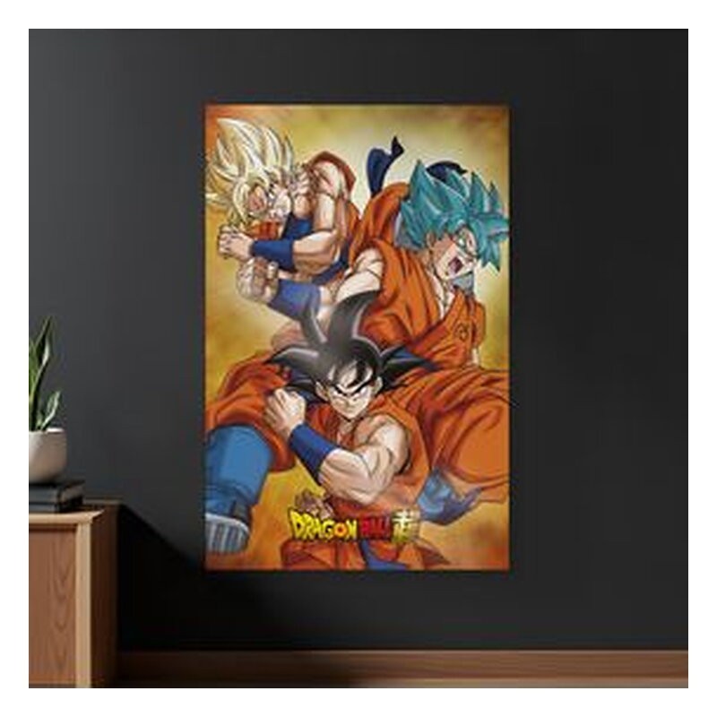 Póster Dragon Ball Super: Champa y Goku States 3D - SD Toys