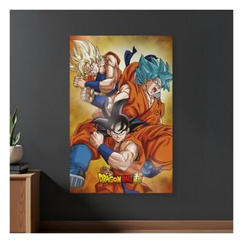 Póster Dragon Ball Super: Champa y Goku States 3D - SD Toys