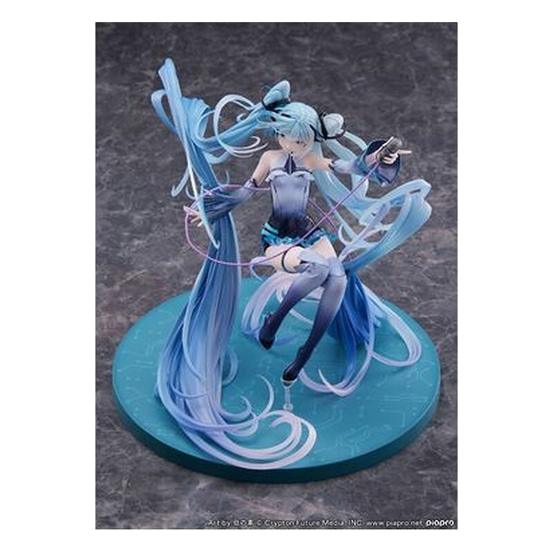Figura FuRyu Hatsune Miku Techno Magic Version - Hatsune Miku (25 cm, escala 1/7)