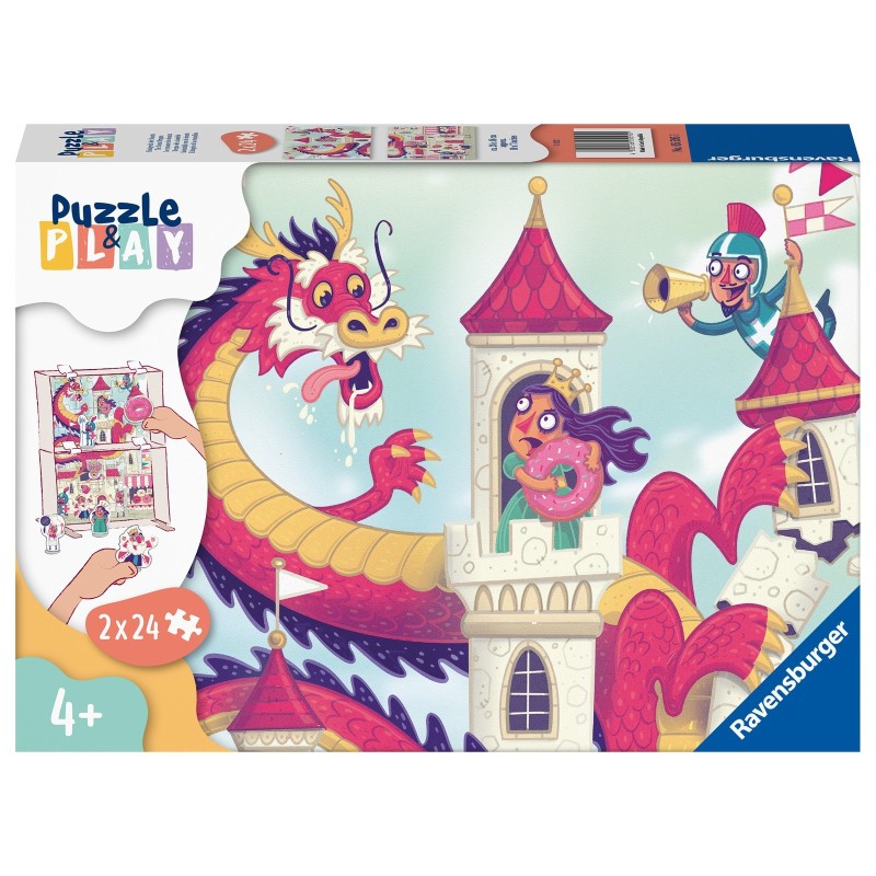 Puzzle & Play: El dragón de las rosquillas