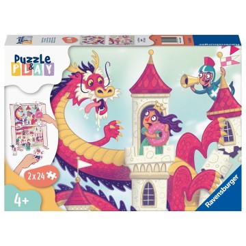 Puzzle & Play: El dragón de las rosquillas