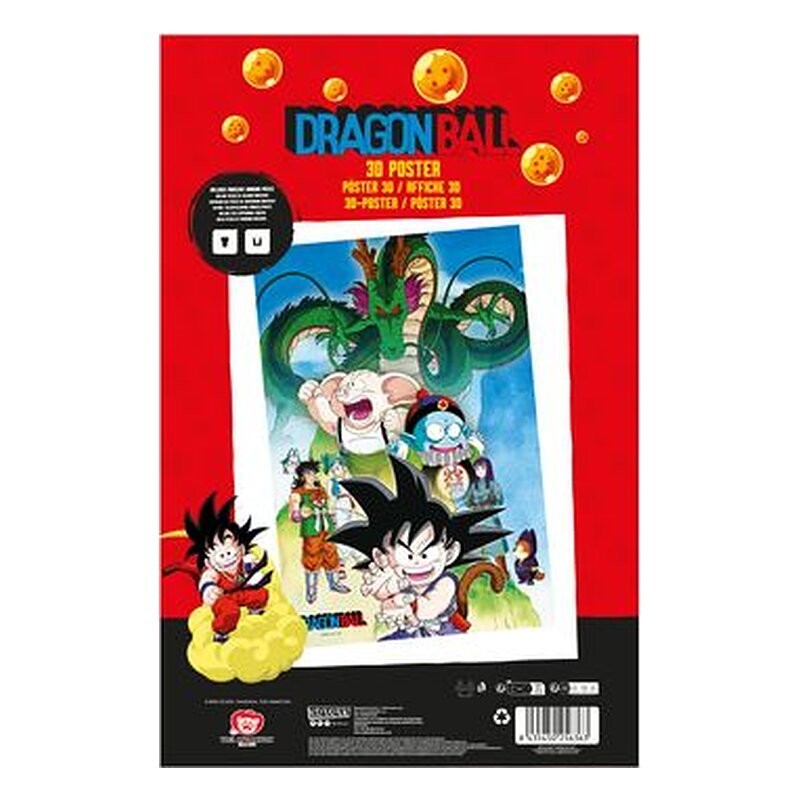 Póster Dragon Ball Super: Shenron y héroes 3D - SD Toys