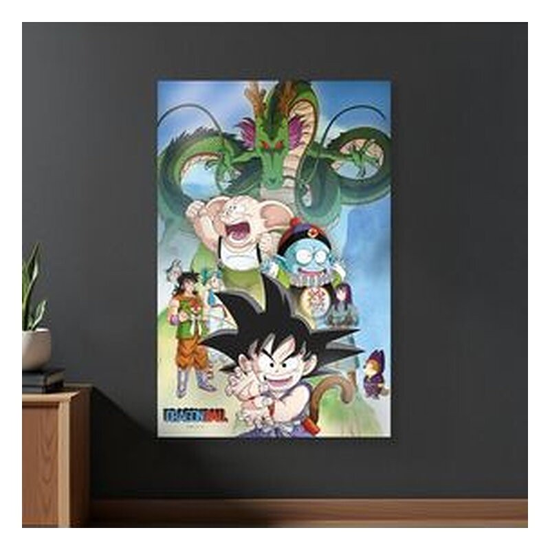 Póster Dragon Ball Super: Shenron y héroes 3D - SD Toys